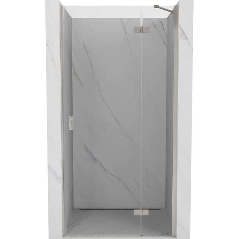 Mexen Mist-H sprchové dvere jednokrídlové pravé 120 cm, transparentné, kartáčovaný nikel - 8A5-120-000-97-00-P