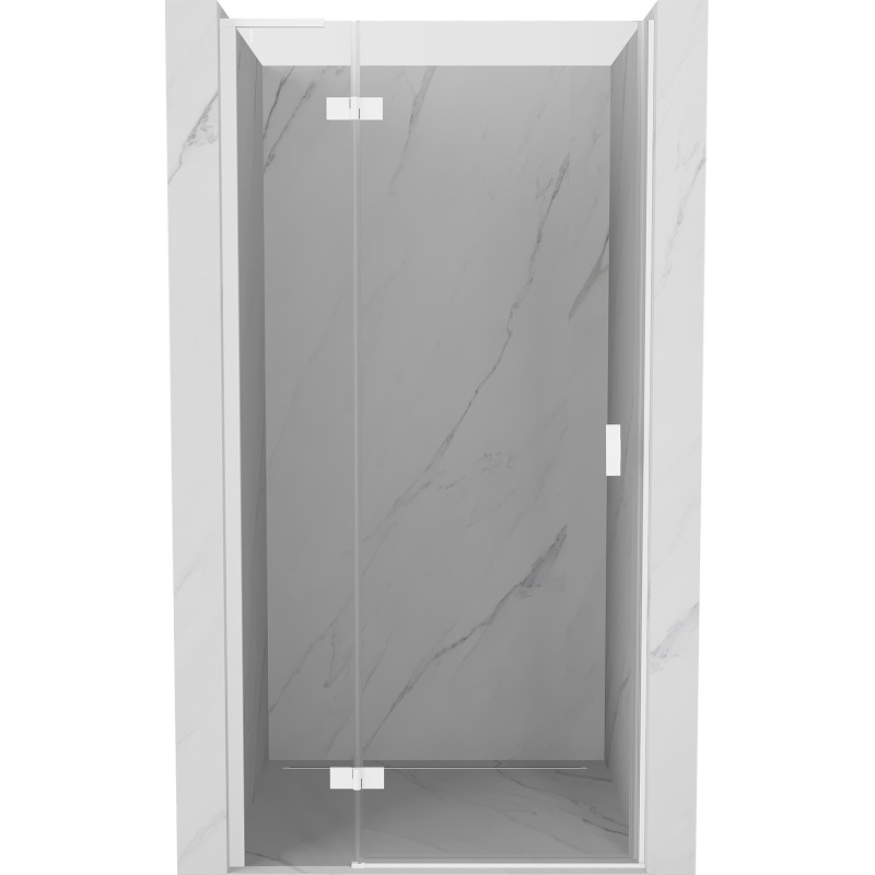 Mexen Mist-H L sprchové dvere výklopné ľavé 105 cm, priehľadné, biele - 8A5L-105-000-20-00-L