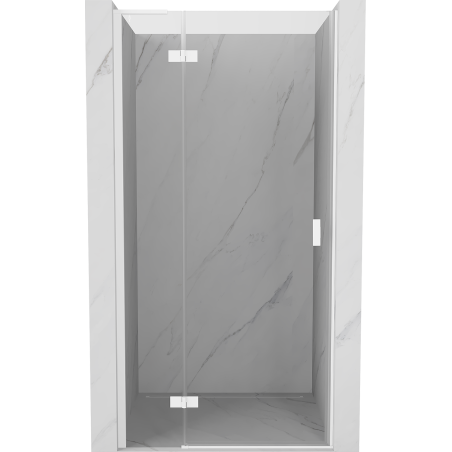 Mexen Mist-H L sprchové dvere výklopné ľavé 105 cm, priehľadné, biele - 8A5L-105-000-20-00-L