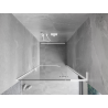 Mexen Mist-H L sprchové dvere otočné pravé 70 cm, priehľadné, biele - 8A5L-070-000-20-00-P