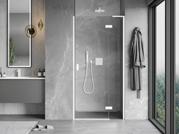 Mexen Mist-H L sprchové dvere výklopné ľavé 70 cm, transparentné, chróm - 8A5L-070-000-01-00-L