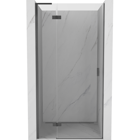 Mexen Mist-H L ľavé otočné sprchové dvere 90 cm, transparentné, brúsená pištoľová šedá - 8A5L-090-000-66-00-L
