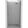 Mexen Mist-H L otváracie sprchové dvere pravé 120 cm, priehľadné, brúsená gun gray - 8A5L-120-000-66-00-P