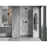 Mexen Mist-H L sprchové dvere výklopné pravé 90 cm, transparentné, gun metal - 8A5L-090-000-95-00-P