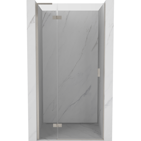 Mexen Mist-H L ľavé otváracie sprchové dvere 95 cm, transparentné, brúsený nikel - 8A5L-095-000-97-00-L