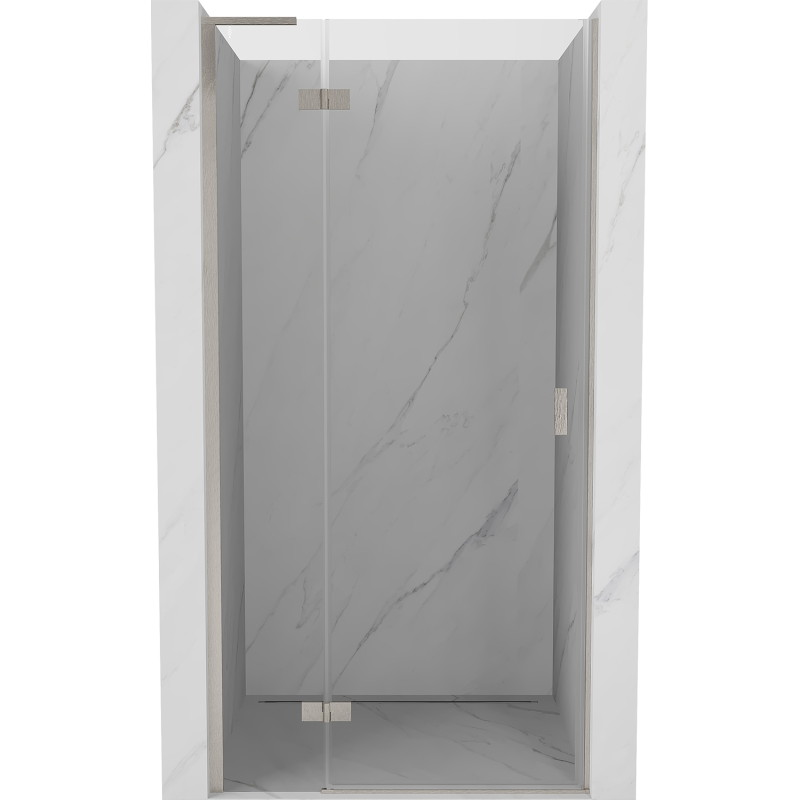 Mexen Mist-H L sprchové dvere ľavé otváracie 100 cm, transparentné, brúsený nikel - 8A5L-100-000-97-00-L