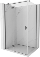 Mexen Mist-H T sprchová kabína s ľavými otváracími dverami 105 x 95 cm, transparentná, brúsená zbraňovo sivá