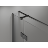 Mexen Mist-H T sprchový kút výklopný pravý 100 x 75 cm, transparentný, gun metal - 8A5T-100-075-95-00-P