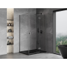 Mexen Mist-H T sprchovací kút pravý otvárací 70 x 85 cm, transparentný, gun metal - 8A5T-070-085-95-00-P