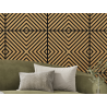 Mexen Linea 01 akustický stenový panel 60 x 60 cm (4 ks), plsť 9 mm, technická dyha, Dub Classic - S110-60607-01-041