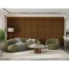 Mexen Linea 01 akustický nástenný panel 60 x 60 cm (4 ks), plsť 9 mm, technická dyha, Prírodný dub - S110-60607-01-042
