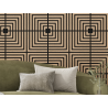 Mexen Linea 02 akustický nástenný panel 60 x 60 cm (4 ks), plsť 9 mm, technická dyha, Biely Dub - S110-60607-02-040