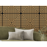 Mexen Linea 02 akustický stenový panel 60 x 60 cm (4 ks), plsť 9 mm, technická dyha, Dub Classic - S110-60607-02-041