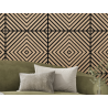 Mexen Linea 03 akustický stenový panel 60 x 60 cm (4ks), plsť 9 mm, technická dyha, Bielený Dub - S110-60607-03-040