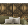 Mexen Linea 03 akustický stenový panel 60 x 60 cm (4ks), plsť 9 mm, technická dyha, Dub Classic - S110-60607-03-041