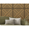 Mexen Linea 05 akustický stenový panel 60 x 60 cm (4 ks), plsť 9 mm, technická dyha, Dub Classic - S110-60607-05-041