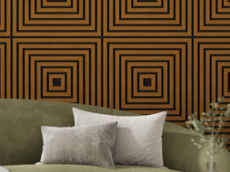 Mexen Linea 13 akustický nástenný panel 60 x 60 cm (4ks), plsť 9 mm, technická dyha, prírodný dub - S110-60607-13-042