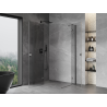 Mexen Mist-H Duo sprchová kabína s otváracími ľavými dverami 95 x 90 cm, priehľadná, gun metal - 8A5-095L-090P-95-00