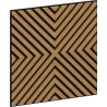 Mexen Linea 01 akustický stenový panel 60 x 60 cm (4 ks), plsť 9 mm, technická dyha, Dub Classic - S110-60607-01-041