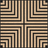 Mexen Linea 02 akustický nástenný panel 60 x 60 cm (4 ks), plsť 9 mm, technická dyha, Biely Dub - S110-60607-02-040