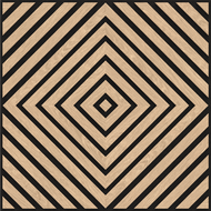 Mexen Linea 03 akustický stenový panel 60 x 60 cm (4ks), plsť 9 mm, technická dyha, Bielený Dub - S110-60607-03-040