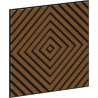 Mexen Linea 03 akustický nástenný panel 60 x 60 cm (4ks), plsť 9 mm, technická dýha, Prírodný Dub - S110-60607-03-042