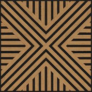 Mexen Linea 06 akustický nástenný panel 60 x 60 cm (4 ks), plsť 9 mm, technická dyha, Dub Classic - S110-60607-06-041