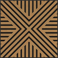 Mexen Linea 06 akustický stenový panel 60 x 60 cm (4ks), plsť 9 mm, technická dyha, Dub Classic - S110-60607-06-041