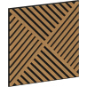 Mexen Linea 08 akustický nástenný panel 60 x 60 cm (4 ks), plsť 9 mm, technologická dyha, Dub Classic - S110-60607-08-041