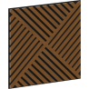 Mexen Linea 08 akustický stenový panel 60 x 60 cm (4 ks), plsť 9 mm, technická dyha, Prírodný dub - S110-60607-08-042