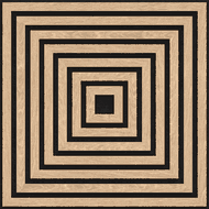 Mexen Linea 13 akustický stenový panel 60 x 60 cm (4 ks), plsť 9 mm, technická dyha, Biely Dub - S110-60607-13-040