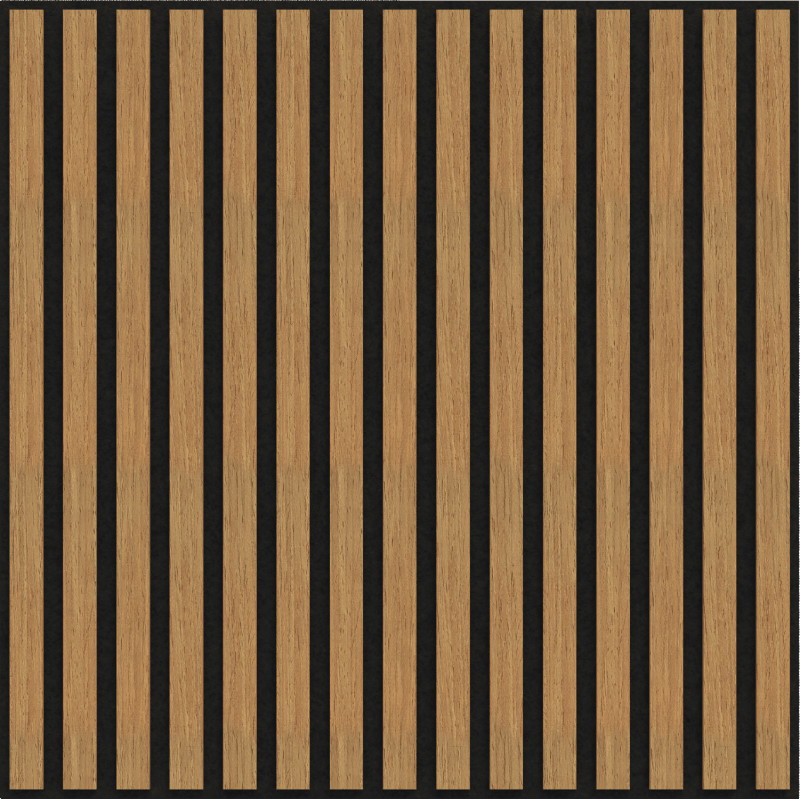 Mexen Linea 15 akustický stenový panel 60 x 60 cm (4ks), plsť 9 mm, technická dýha, Dub Classic - S110-60607-15-041