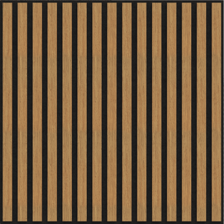Mexen Linea 15 akustický stenový panel 60 x 60 cm (4ks), plsť 9 mm, technická dýha, Dub Classic - S110-60607-15-041
