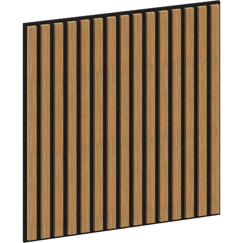 Mexen Linea 15 akustický stenový panel 60 x 60 cm (4ks), plsť 9 mm, technická dýha, Dub Classic - S110-60607-15-041