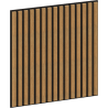 Mexen Linea 15 akustický stenový panel 60 x 60 cm (4ks), plsť 9 mm, technická dýha, Dub Classic - S110-60607-15-041