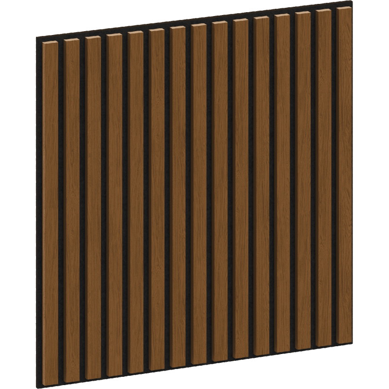 Mexen Linea 15 akustický stenový panel 60 x 60 cm (4ks), plstený 9 mm, technická dyha, Prírodný Dub - S110-60607-15-042
