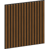 Mexen Linea 15 akustický stenový panel 60 x 60 cm (4ks), plstený 9 mm, technická dyha, Prírodný Dub - S110-60607-15-042