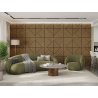 Mexen Linea 25 akustický stenový panel 60 x 60 cm (4ks), plsť 9 mm, technická dyha, Dub Classic - S110-60607-25-041