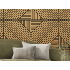 Mexen Linea 26 akustický nástenný panel 60 x 60 cm (4 ks), plsť 9 mm, technická dyha, Dub Classic - S110-60607-26-041