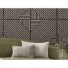 Mexen Linea 26 akustický stenový panel 60 x 60 cm (4ks), plsť 9 mm, technická dyha, Sivý dub - S110-60607-26-043