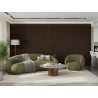 Mexen Linea 26 akustický nástenný panel 60 x 60 cm (4ks), plsť 9 mm, technická dyha, Dub Mocca - S110-60607-26-045