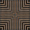 Mexen Linea 02 akustický nástenný panel 60 x 60 cm (4ks), plsť 9 mm, technická dyha, Tmavý Orech - S110-60607-02-044