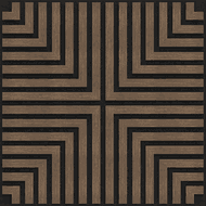 Mexen Linea 02 akustický nástenný panel 60 x 60 cm (4 ks), plsť 9 mm, technická dyha, Tmavý Orech - S110-60607-02-044