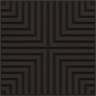 Mexen Linea 02 akustický stenový panel 60 x 60 cm (4ks), plsť 9 mm, technická dyha, Čierny Dub - S110-60607-02-046