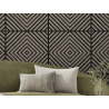 Mexen Linea 03 akustický stenový panel 60 x 60 cm (4 ks), plstená hrúbka 9 mm, technická dyha, Sivý dub