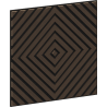 Mexen Linea 03 akustický stenový panel 60 x 60 cm (4 ks), plsť 9 mm, technická dyha, Dub Mocca - S110-60607-03-045