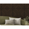 Mexen Linea 06 akustický stenový panel 60 x 60 cm (4 ks), plsť 9 mm, technická dyha, Dub Mocca - S110-60607-06-045