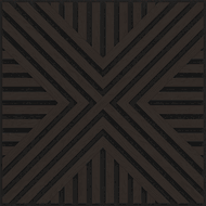 Mexen Linea 06 akustický nástenný panel 60 x 60 cm (4 ks), plsť 9 mm, technická dyha, Čierny Dub - S110-60607-06-046