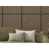 Mexen Linea 01 akustický stenový panel 60 x 60 cm (4 ks), plst 9 mm, technická dyha, Svetlý Orech - S110-60607-01-047