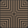Mexen Linea 02 akustický nástenný panel 60 x 60 cm (4ks), plsť 9 mm, technická dyha, Svetlý Orech - S110-60607-02-047